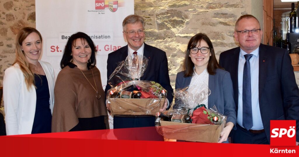 Klaus K&ouml;chl als Bezirksvorsitzender der SP&Ouml; St. Veit/Glan wiedergew&auml;hlt