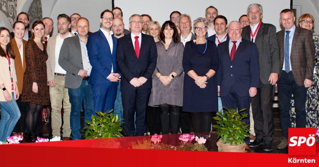 Martin Kulmer mit 100 Prozent zum Stadtparteiobmann der SPÖ St. Veit gew&auml;hlt